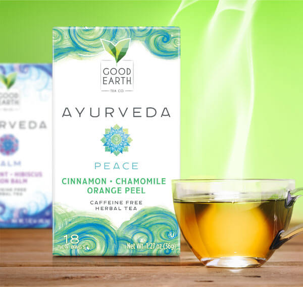 Good Earth Ayurveda Tea Packaging